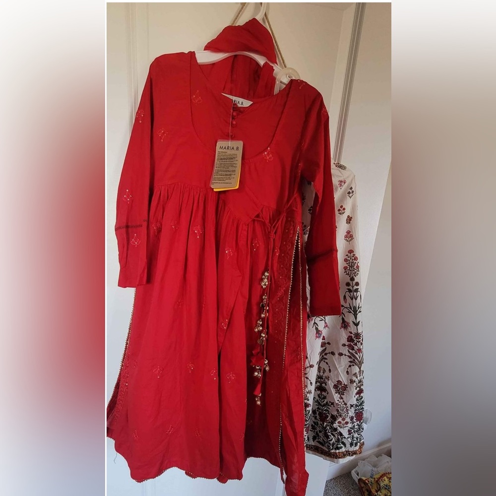 Maria b 3 piece Pakistani Indian suit ghagra palazzo pants